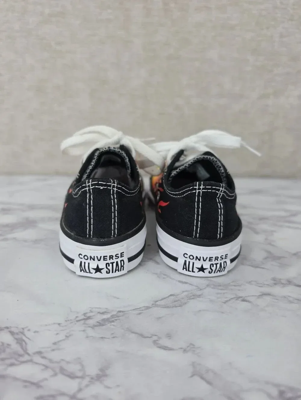 Converse Chuck Taylor All Star Low Archive Flames Kids Toddler Size 12 366197F